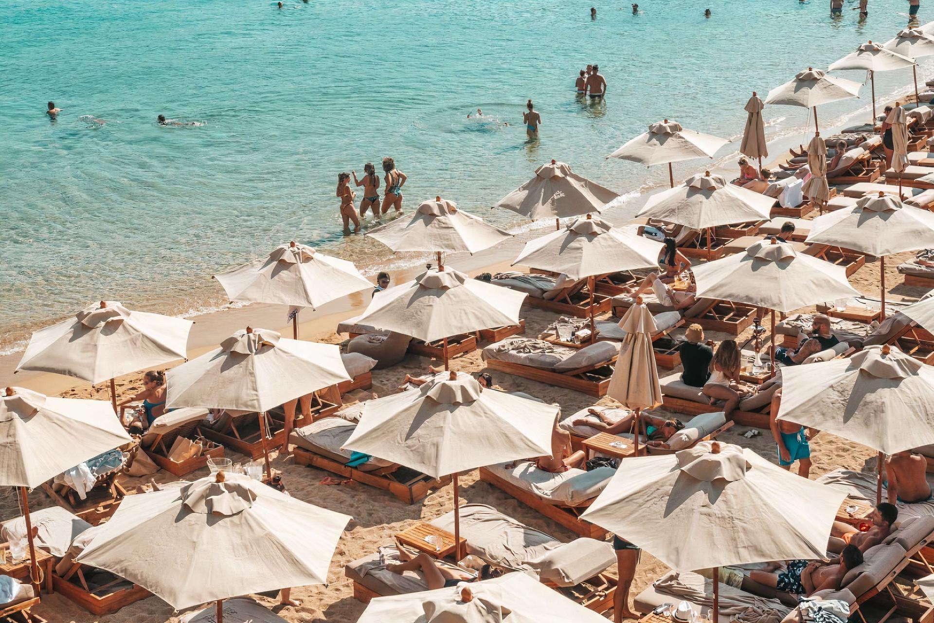 Beachfront party at Super Paradise Beach Club