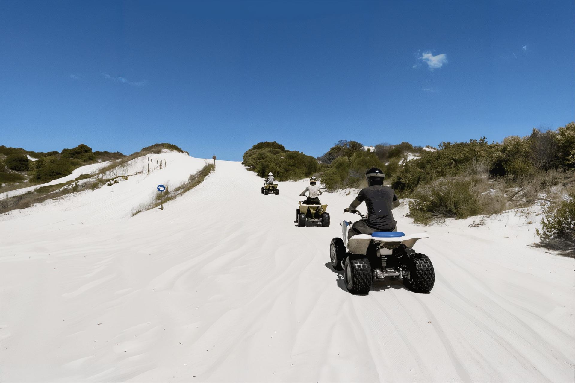 Quad Biking through the Dunes