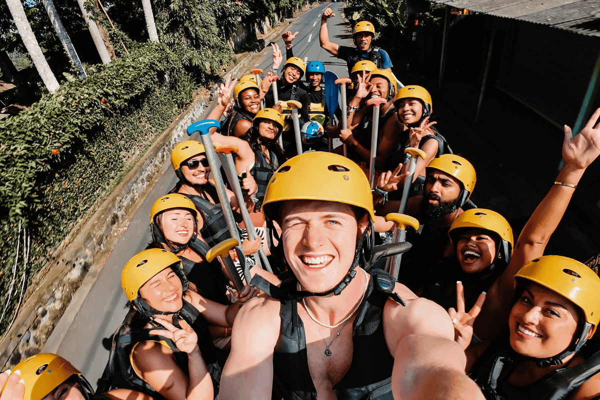 Rafting & Visit a Monkey Temple